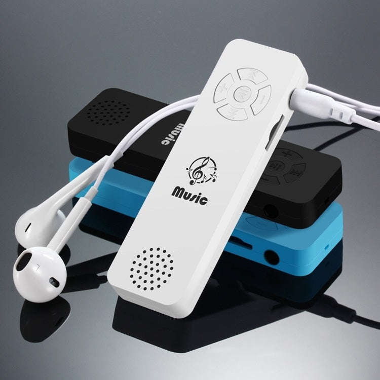 5 PCS ZH-649 Sports Running Music MP3 Player, Support TF Card(White)