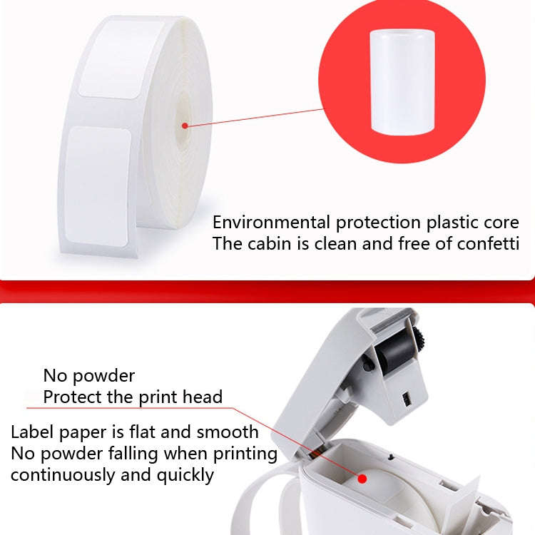 2 PCS Supermarket Goods Sticker Price Tag Paper Self-Adhesive Thermal Label Paper for NIIMBOT D11...