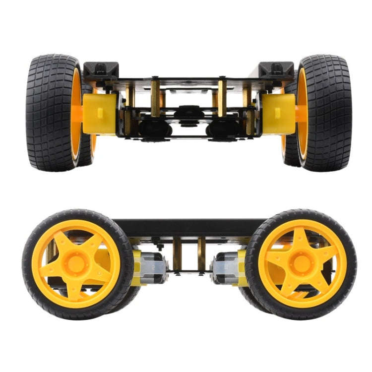 Waveshare Smart Mobile Robot Chassis Kit, Chassis:With Shock-absorbing(Normal Wheels)