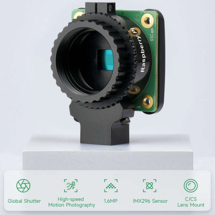 Waveshare Original Raspberry Pi 1.6MP Global Shutter Camera Module(24385)
