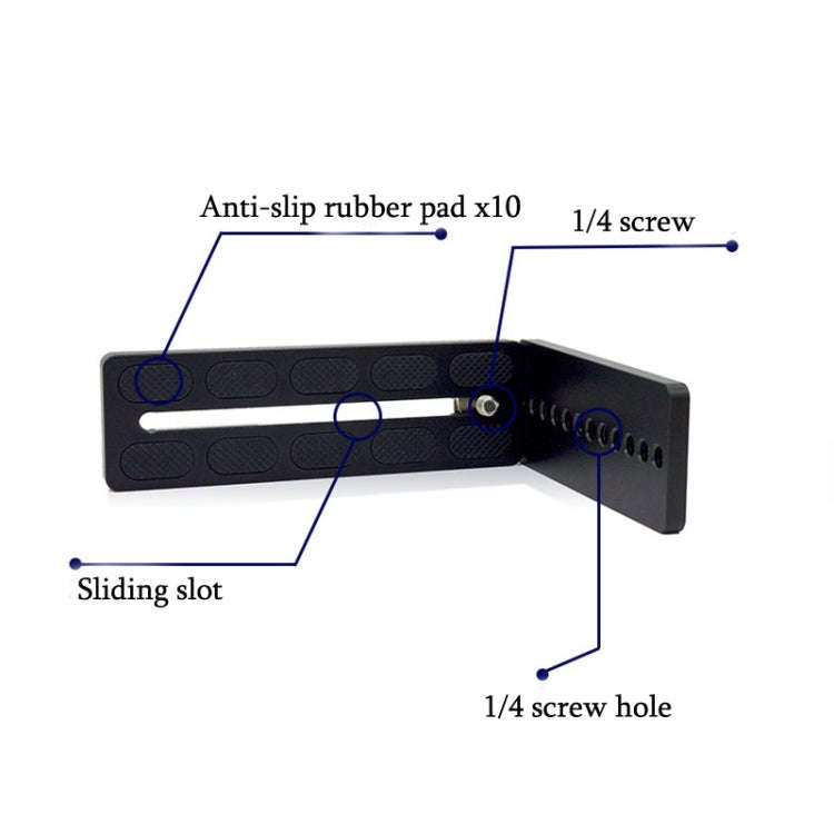 125A Red Vertical Shoot Quick Release L Plate Bracket Base Holder