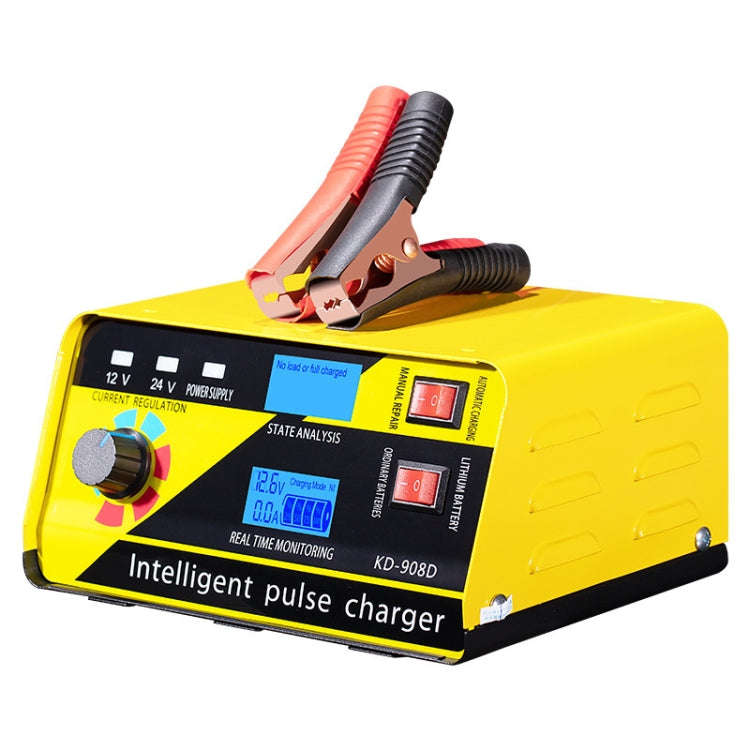KD-908D Lead-Acid Battery Intelligent Repair Charger Car Battery Charger US Plug