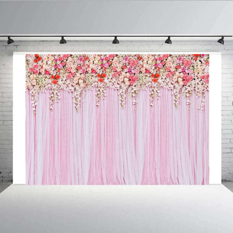 2.1m x 1.5m Flower Wall Simulation Wedding Theme Party Arrangement Photography Background Cloth(W...