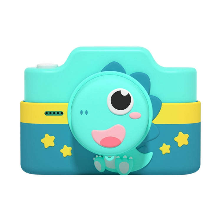 C4 Small Dinosaurs 32GB  Mini Children Cartoon Touch Screen High-Definition Dual-Lens Digital Cam...