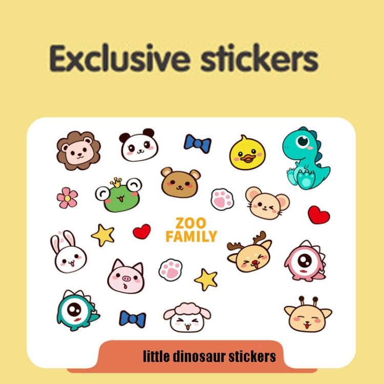 C4 Small Dinosaurs 32GB  Mini Children Cartoon Touch Screen High-Definition Dual-Lens Digital Cam...