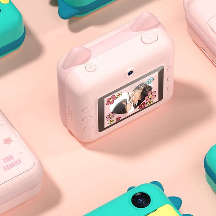 P1 No Card Children Instant Camera 1200W Front And Rear Dual-Lens Mini Print Photographic Digital...