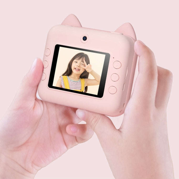 P1 No Card Children Instant Camera 1200W Front And Rear Dual-Lens Mini Print Photographic Digital...