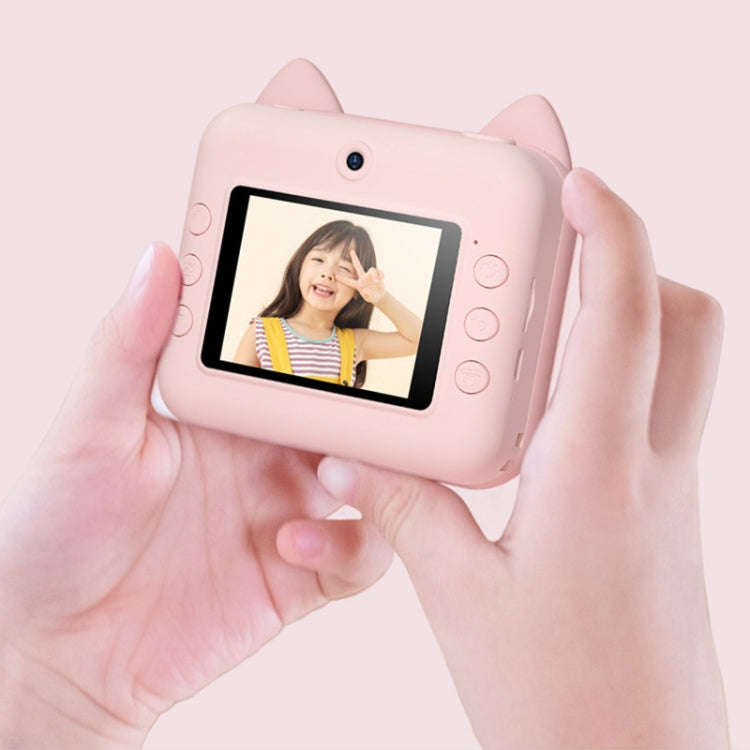 P1 32GB Children Instant Camera 1200W Front And Rear Dual-Lens Mini Print Photographic Digital Ca...