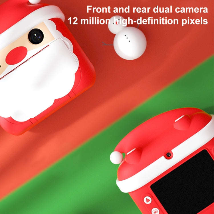 Polaroid Children Mini Print Camera Front And Rear Dual-Lens Digital Camera Toy(Christmas)