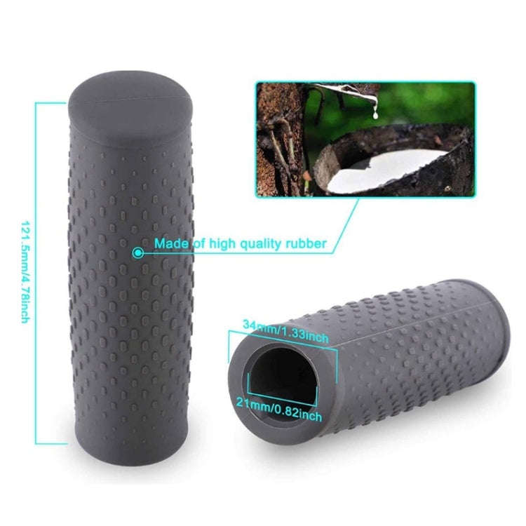 2 Pairs Scooter Accessories Handlebar Rubber Handle Cover For Xiaomi Mijia M365 / M365 Pro(Gray)