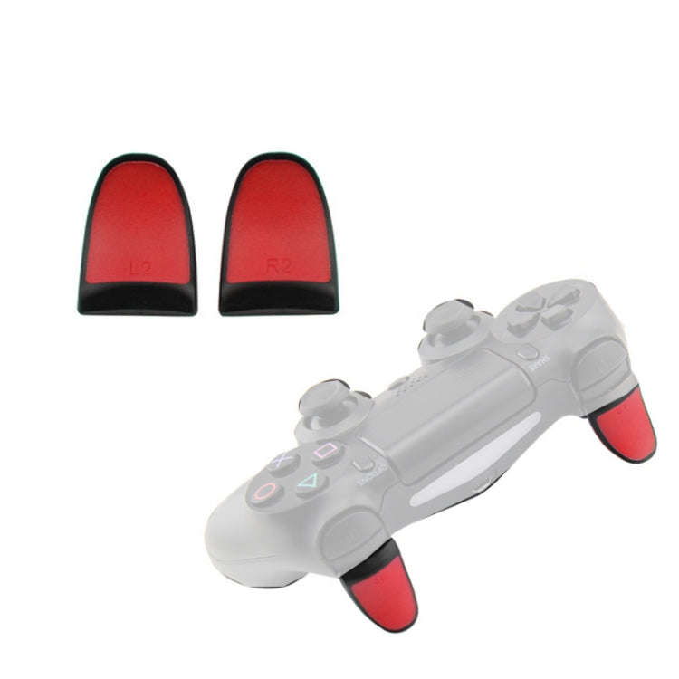 2 Pairs Gamepad Extended Buttons L2R2 Buttons Suitable For PS4(Red)