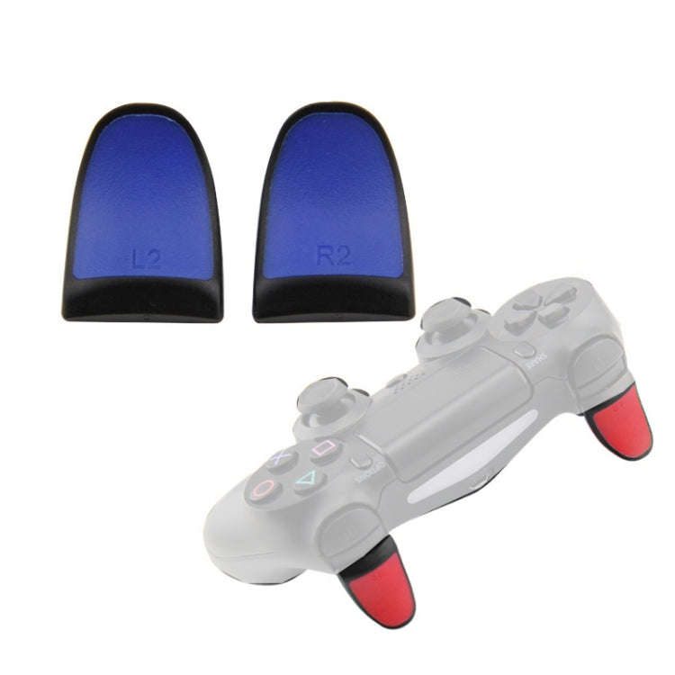 2 Pairs Gamepad Extended Buttons L2R2 Buttons Suitable For PS4(Blue)