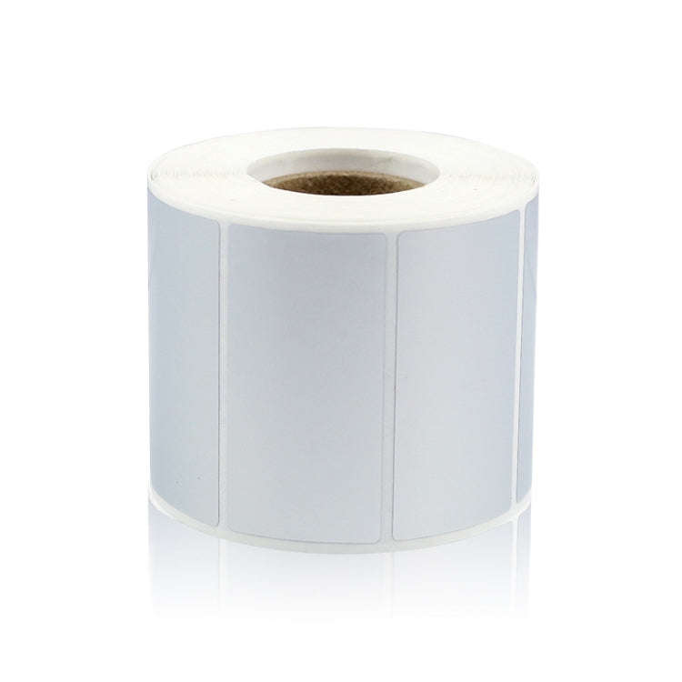Printing Paper Dumb Silver Paper Plane Equipment Fixed Asset Label for NIIMBOT B50W, Size: 40x20m...