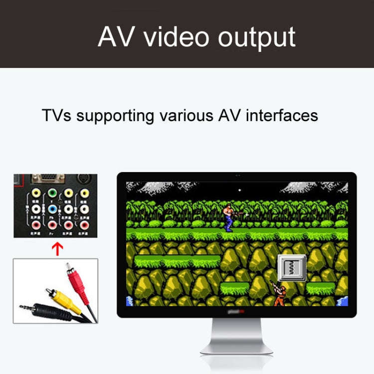 SFC620 Mini 8-Bit TV Game Console Built-In 620 Games, Supports AV Output(US Plug)
