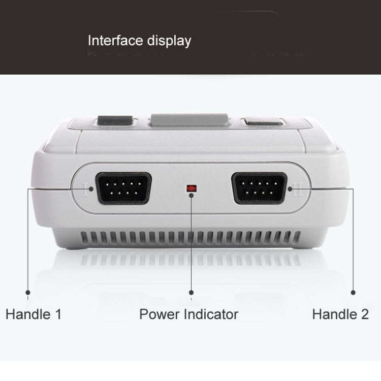 SFC620 Mini 8-Bit TV Game Console Built-In 620 Games, Supports AV Output(US Plug)