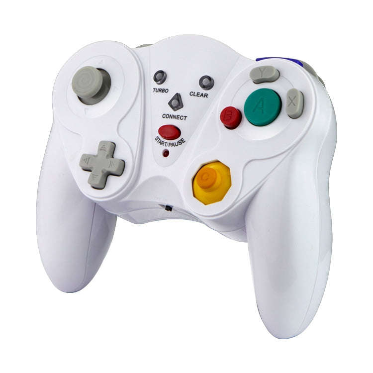 HY-5201 2.4HGz Wireless Gamepad For Nintendo NGC, Color of the product: White