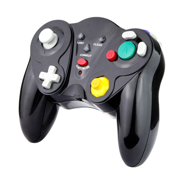 HY-5201 2.4HGz Wireless Gamepad For Nintendo NGC, Color of the product: Black