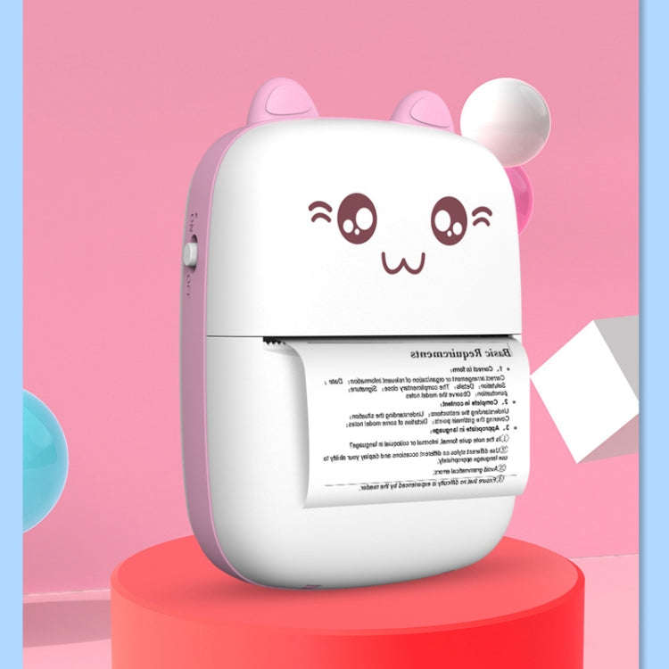 C9 Mini Thermal Printer Bluetooth Photo Printer Student Homework Mistakes Collections Printer(Eng...