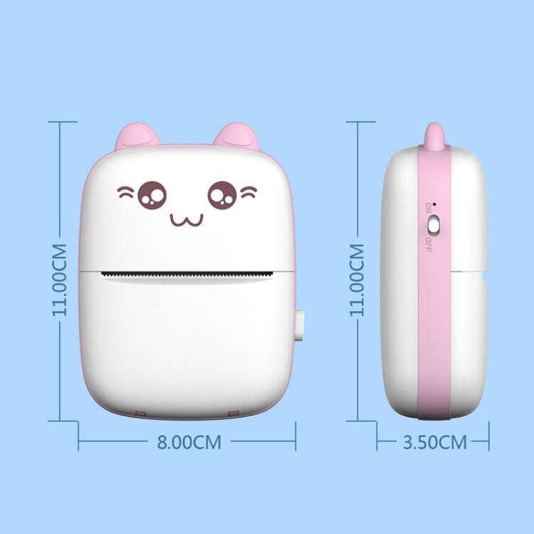 C9 Mini Thermal Printer Bluetooth Photo Printer Student Homework Mistakes Collections Printer(Eng...