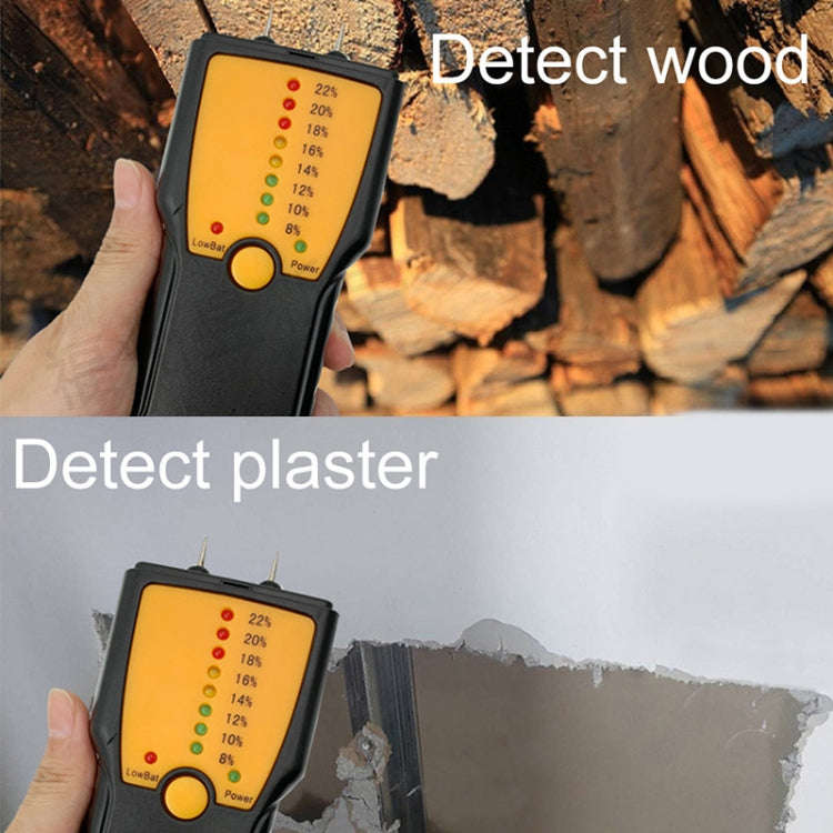 MT210 Wood Moisture Meter Wood Material Water Leak Detector Damp Tester Wood Test Tool