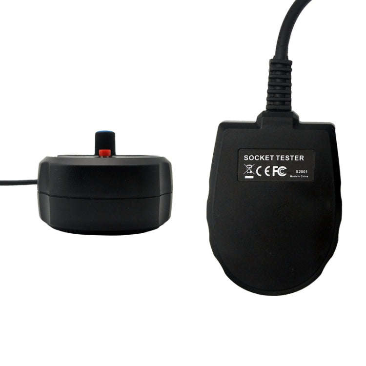 S2001 Socket Phase Detector Multi-Function Three-Phase Loop Socket Circuit Leakage Detector, EU Plug