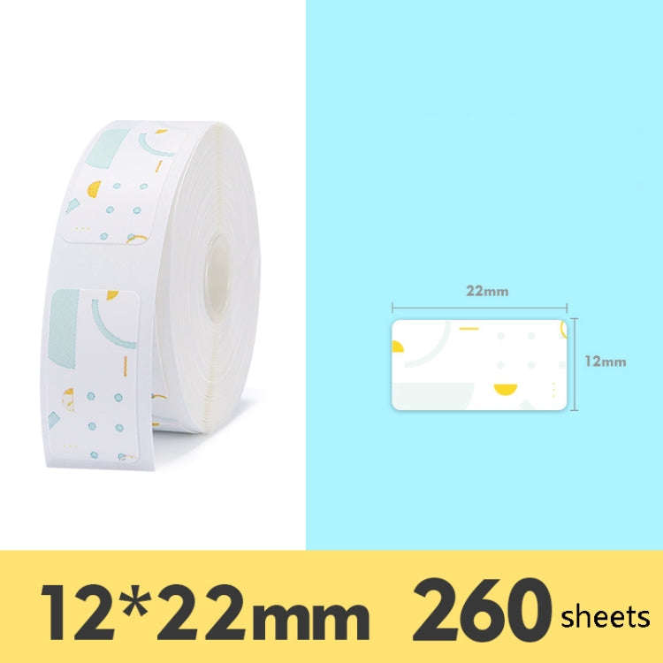 Thermal Label Paper Commodity Price Label Household Label Sticker for NIIMBOT D11(Pop Pattern)