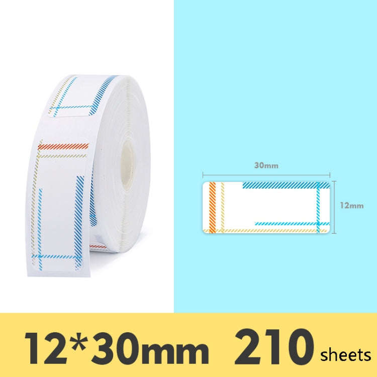 Thermal Label Paper Commodity Price Label Household Label Sticker for NIIMBOT D11(Rainbow Road)