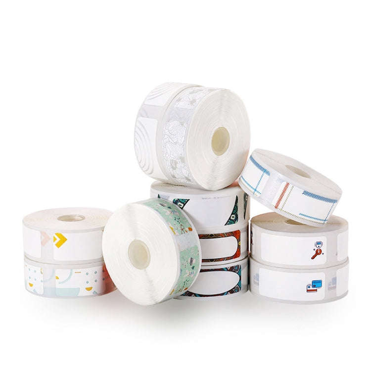 Thermal Label Paper Commodity Price Label Household Label Sticker for NIIMBOT D11(Rush Sky)