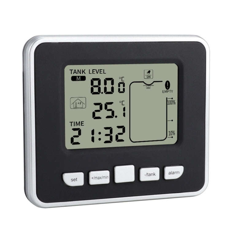 TS-FT002 Multifunctional Ultrasonic Electronic Water Tank Level Gauge With Indoor Temperature The...