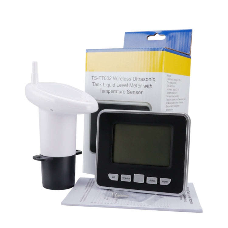 TS-FT002 Multifunctional Ultrasonic Electronic Water Tank Level Gauge With Indoor Temperature The...