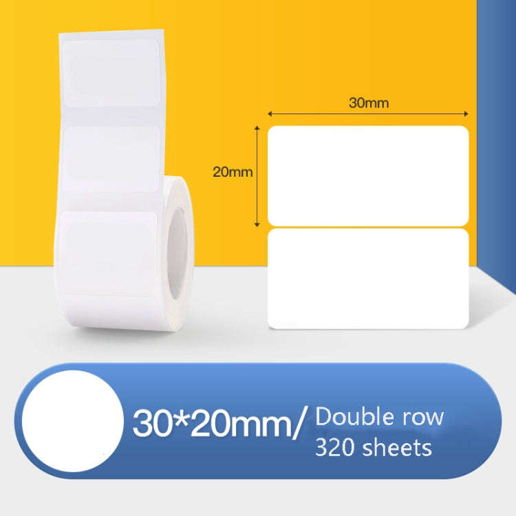 Thermal Label Paper Self-Adhesive Paper Fixed Asset Food Clothing Tag Price Tag for NIIMBOT B11 /...