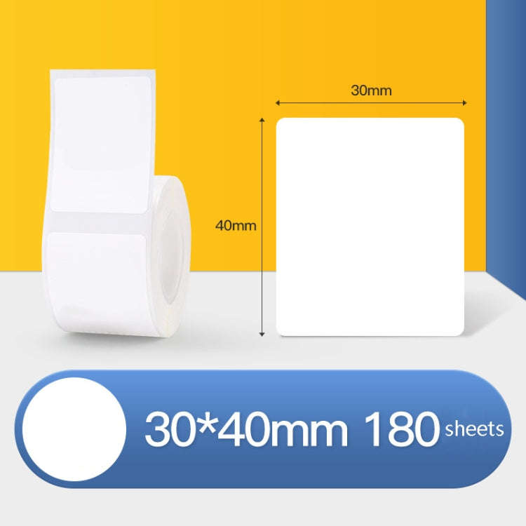 Thermal Label Paper Self-Adhesive Paper Fixed Asset Food Clothing Tag Price Tag for NIIMBOT B11 /...