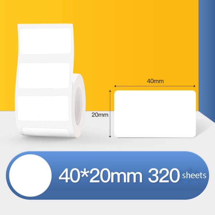Thermal Label Paper Self-Adhesive Paper Fixed Asset Food Clothing Tag Price Tag for NIIMBOT B11 /...