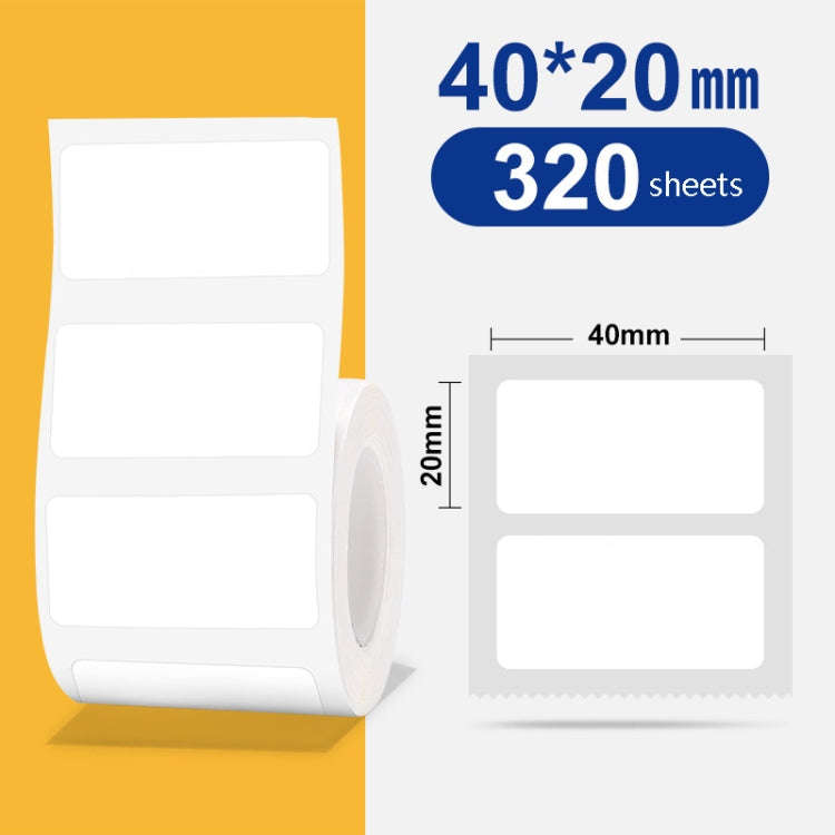 Thermal Label Paper Self-Adhesive Paper Fixed Asset Food Clothing Tag Price Tag for NIIMBOT B11 /...