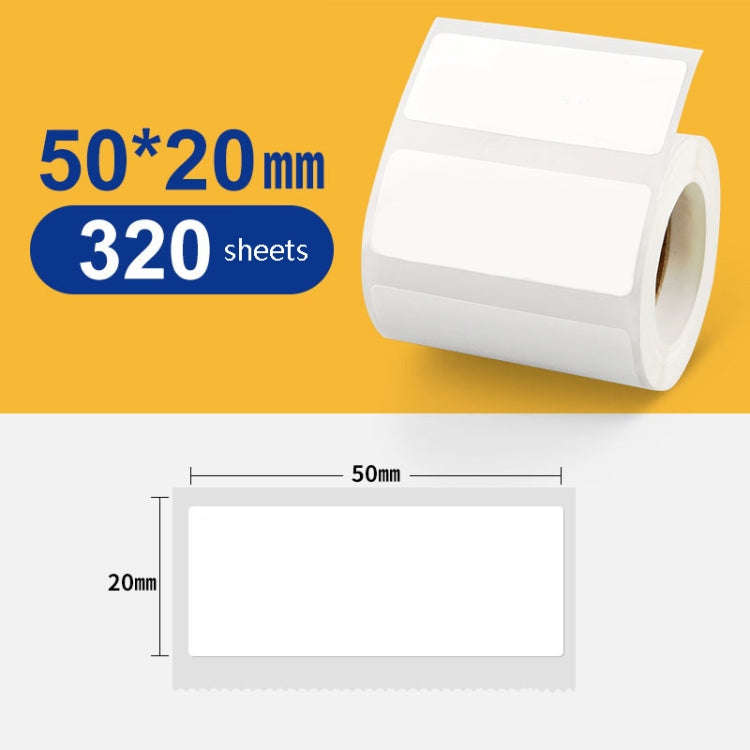 Thermal Label Paper Self-Adhesive Paper Fixed Asset Food Clothing Tag Price Tag for NIIMBOT B11 /...