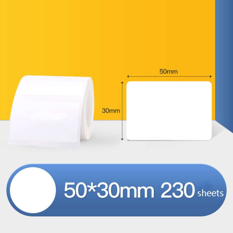Thermal Label Paper Self-Adhesive Paper Fixed Asset Food Clothing Tag Price Tag for NIIMBOT B11 /...