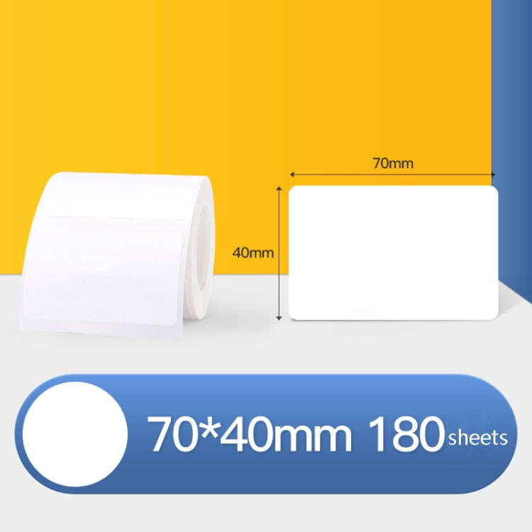 Thermal Label Paper Self-Adhesive Paper Fixed Asset Food Clothing Tag Price Tag for NIIMBOT B11 /...