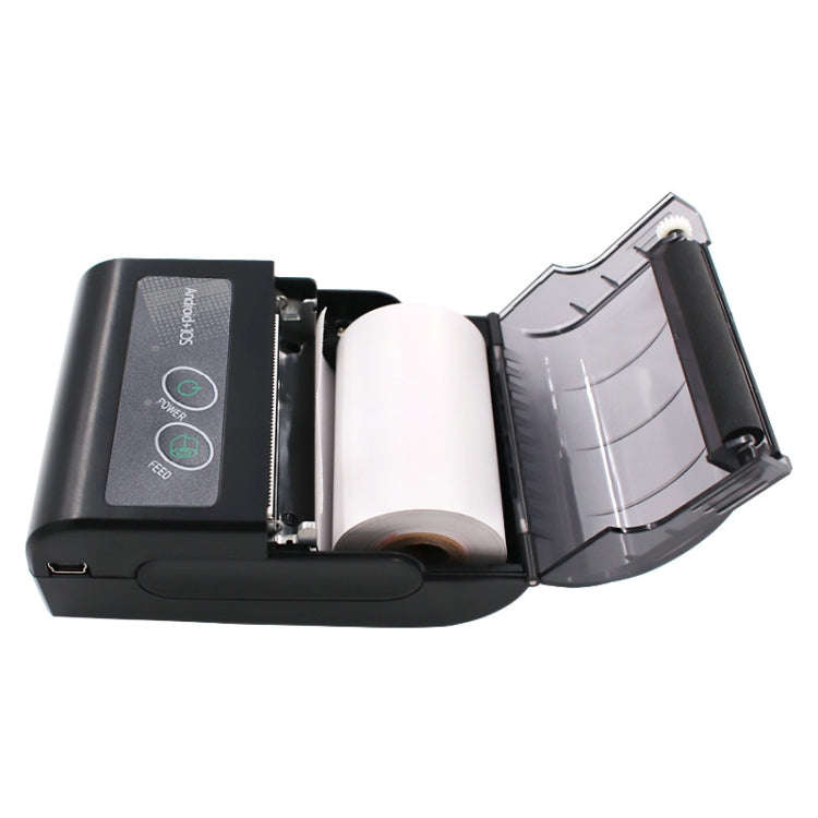 58HB6 Portable Bluetooth Thermal Printer Label Takeaway Receipt Machine, Supports Multi-Language ...