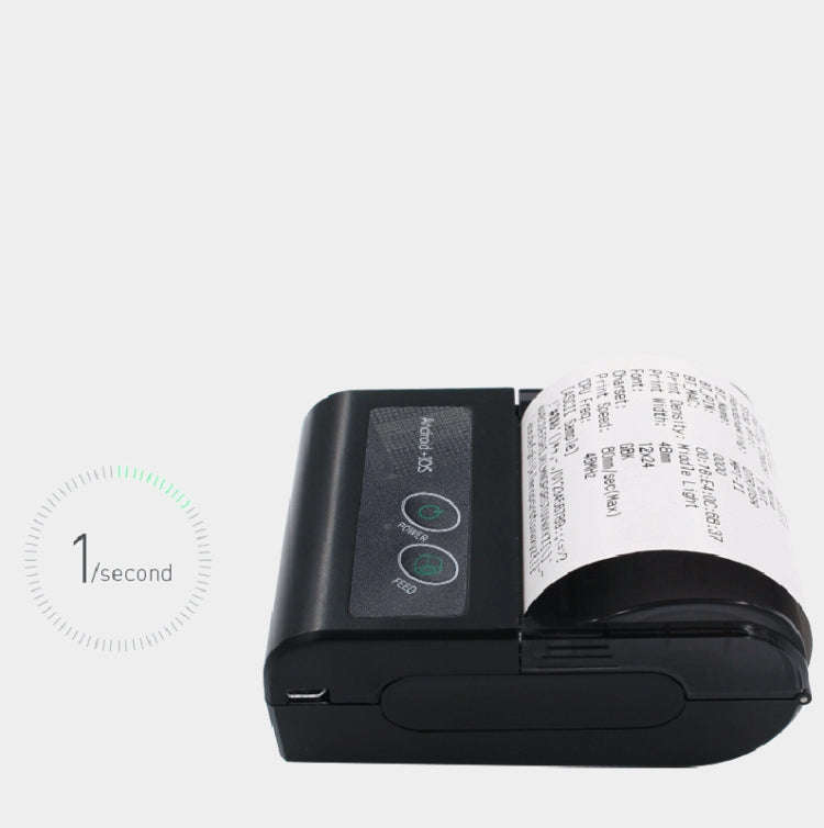 58HB6 Portable Bluetooth Thermal Printer Label Takeaway Receipt Machine, Supports Multi-Language ...