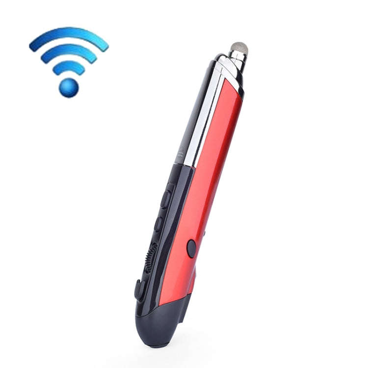 PR-08 1600DPI 6 Keys 2.4G Wireless Electronic Whiteboard Pen Multi-Function Pen Mouse PPT Flip Pe...