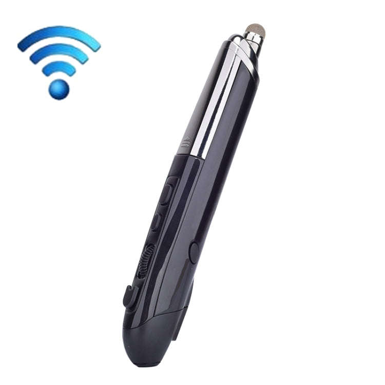 PR-08 1600DPI 6 Keys 2.4G Wireless Electronic Whiteboard Pen Multi-Function Pen Mouse PPT Flip Pe...