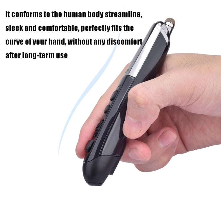 PR-08 1600DPI 6 Keys 2.4G Wireless Electronic Whiteboard Pen Multi-Function Pen Mouse PPT Flip Pe...