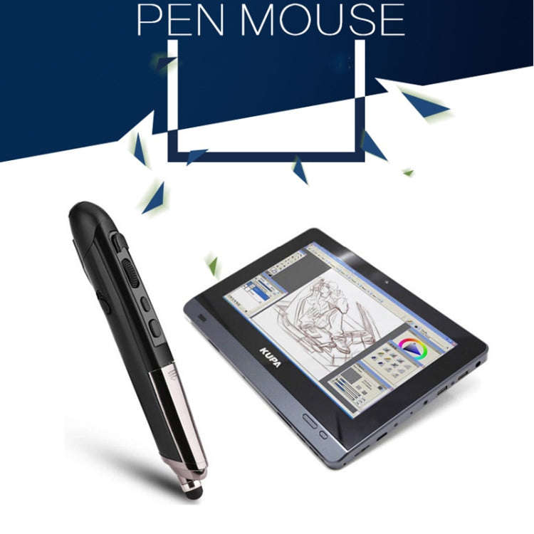 PR-08 1600DPI 6 Keys 2.4G Wireless Electronic Whiteboard Pen Multi-Function Pen Mouse PPT Flip Pe...