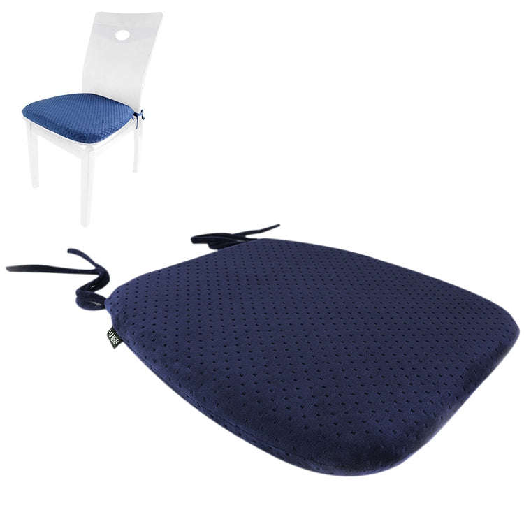 Memory Foam Thicken Stool Cushion Sofa Window Sill Bay Window Seat Cushion, Colour: Bandage (Navy...