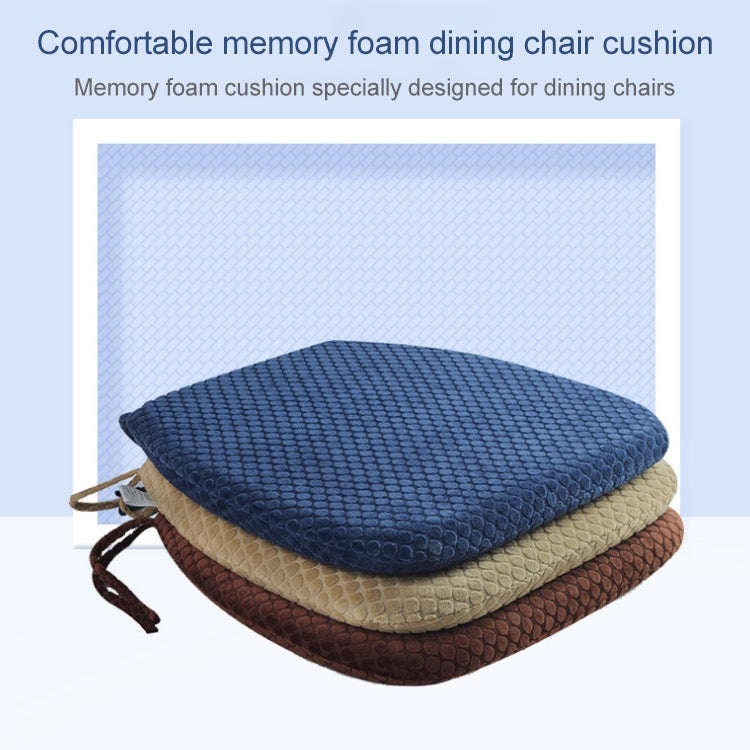Memory Foam Thicken Stool Cushion Sofa Window Sill Bay Window Seat Cushion, Colour: Bandage (Mocha)
