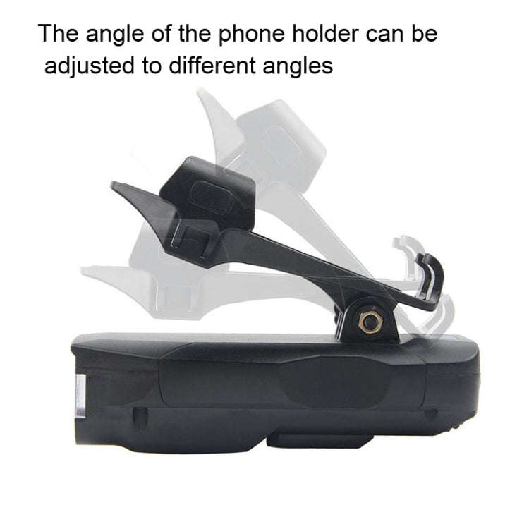 500LM Bicycle Light Mobile Phone Holder Multi-Function Riding Front Light With Horn 4000 mAh (Bla...