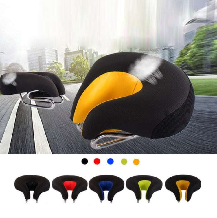 Bicycles Soft Saddle Mountain Bikes Thick Shock Absorption & Comfortable Seat Accessories(Black B...