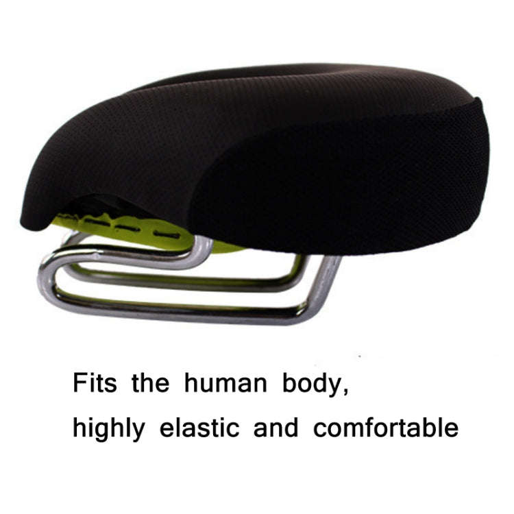 Bicycles Soft Saddle Mountain Bikes Thick Shock Absorption & Comfortable Seat Accessories(Black)