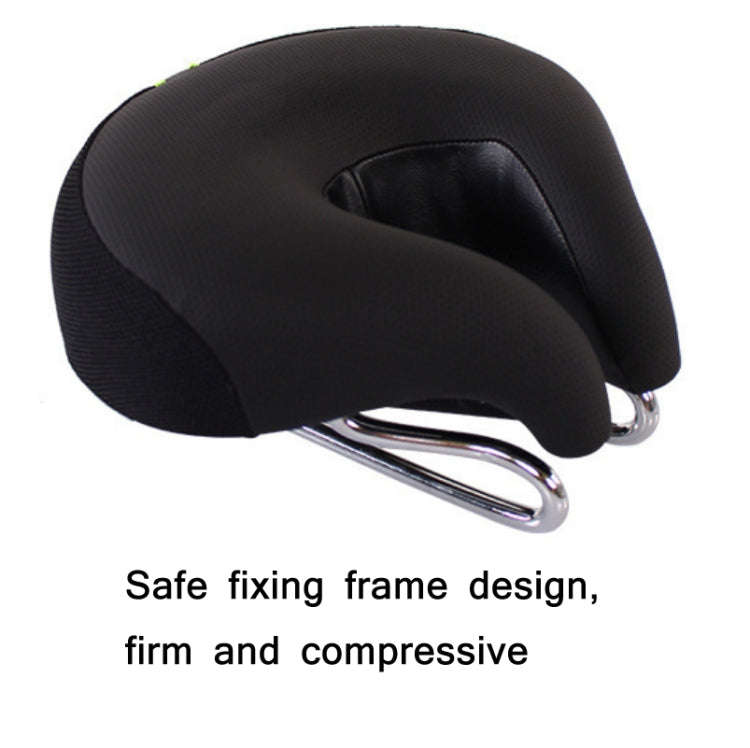 Bicycles Soft Saddle Mountain Bikes Thick Shock Absorption & Comfortable Seat Accessories(Black B...