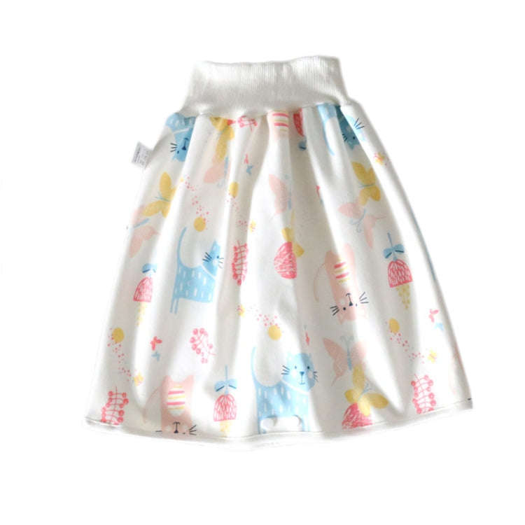 Baby Water-Proof And Leak-Proof Cloth Diapers Children Washable Cotton Cloth Bed-Wetting Skirt Pa...